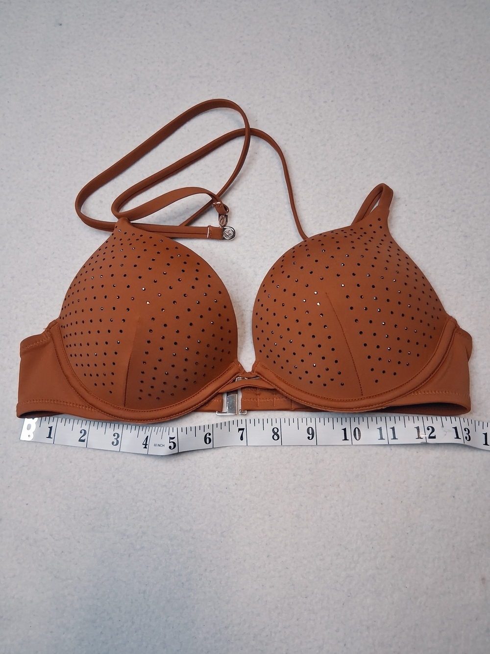 Victoria's Secret Tan Padded Halter Bikini Top - Picture 5 of 5
